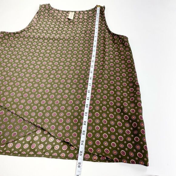 Allison Joy Evereve pattern tank blouse M - Picture 8 of 8